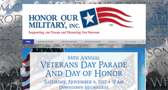 Desktop Screenshot of honorourmilitary.us
